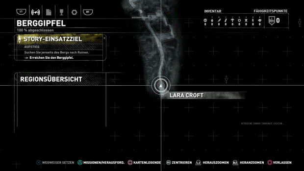 Rise of the Tomb Raider auf der Playstation 4 (Screenshot: Golem.de)